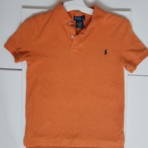 Orange Polo by Ralph Lauren Boys Small (8)